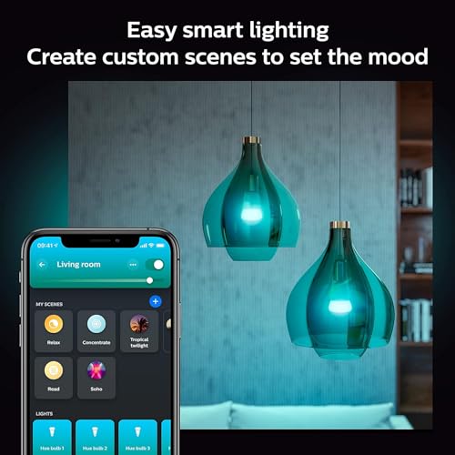 75W A19 White and Color Ambiance LED Smart Bulb Pack of 4 C44378