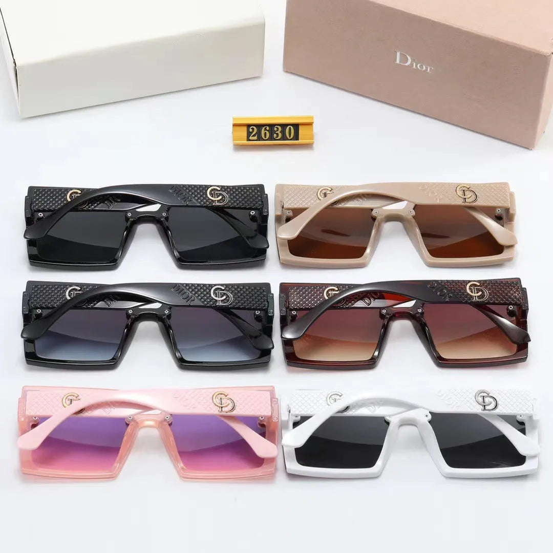 Rhombus Print Polarized Sunglasses Q8554