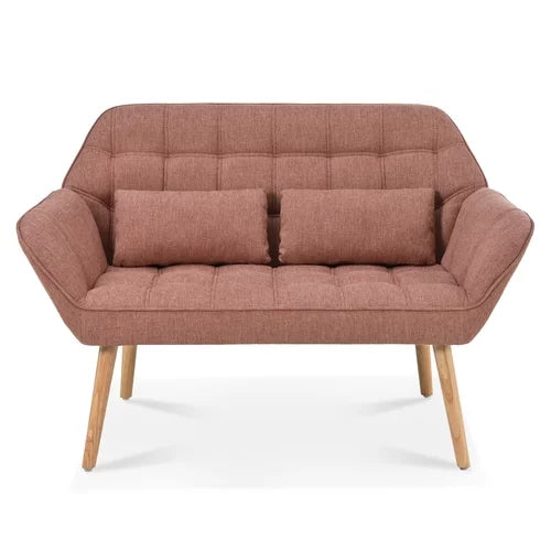 50" Loveseat Sofa with 2 Pillows Q5244