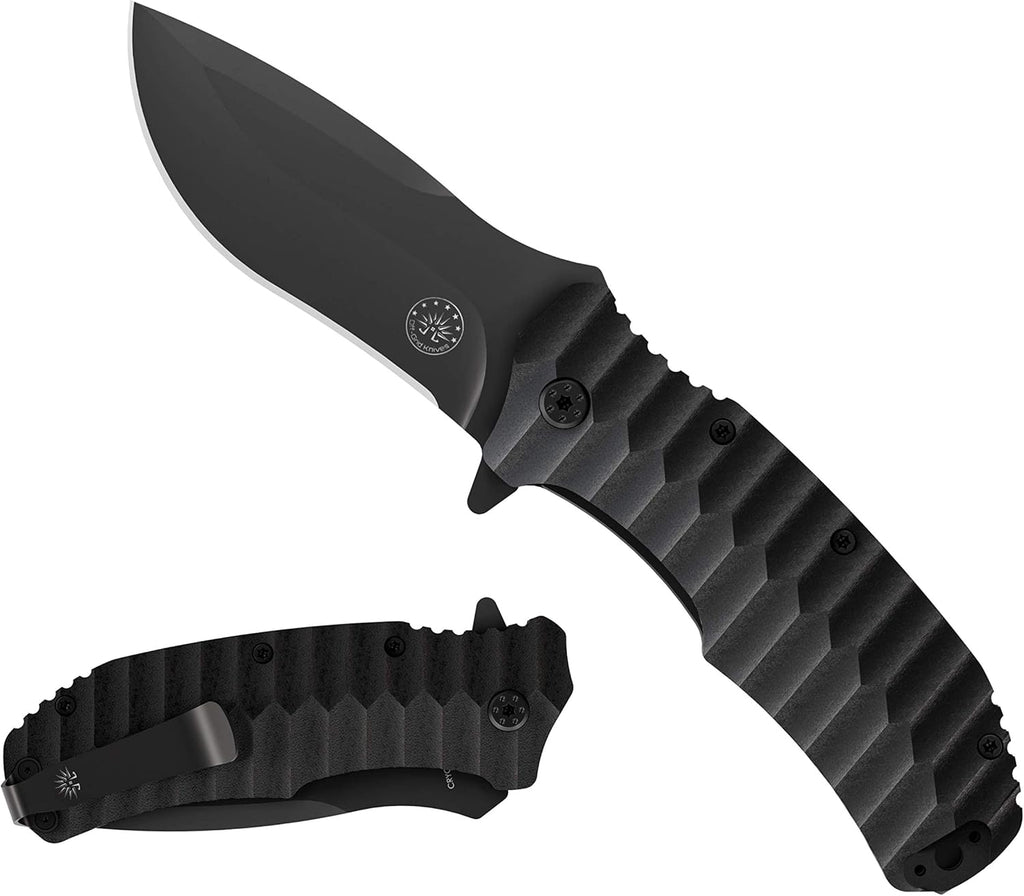 Large Folding Knife with G10 Scales T598005