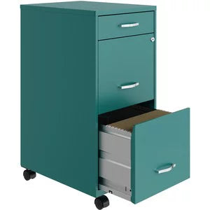 Mobile Letter Size Three Drawer File Cabinet V7869