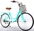 7 Speed 26 Inch Cruiser Bike with Basket U298186