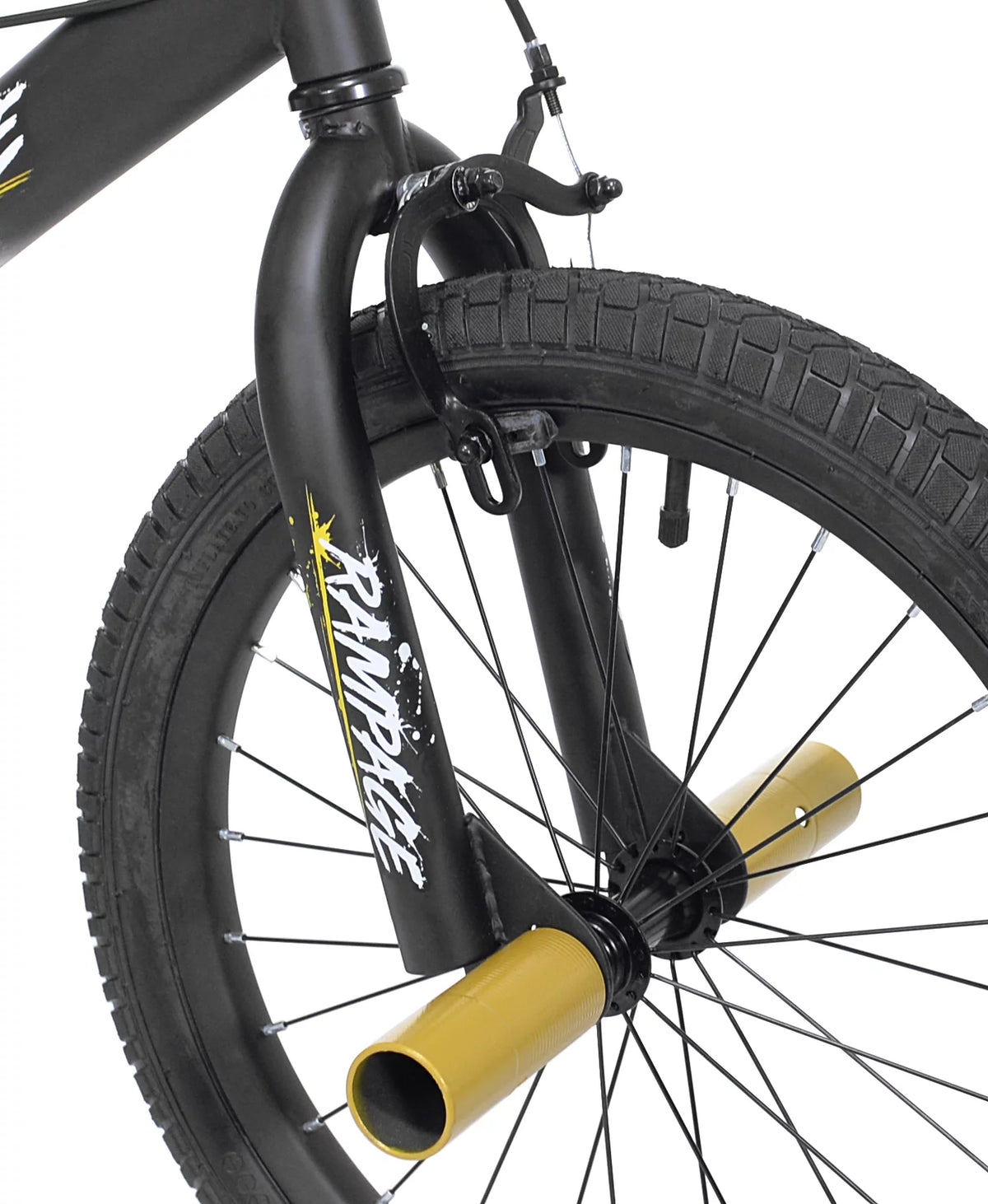 18 in. White and Black Bike A6941