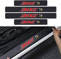 4PCS Carbon Fiber Door Sill Protector X80516