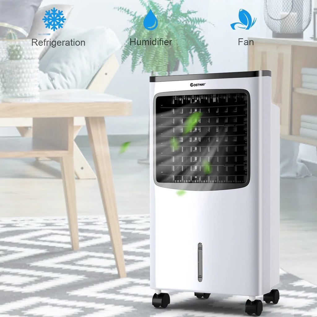 Portable Cooler Fan Humidify Anion Remote Control W965