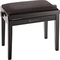 Black Matte Velvet Piano Bench P6312