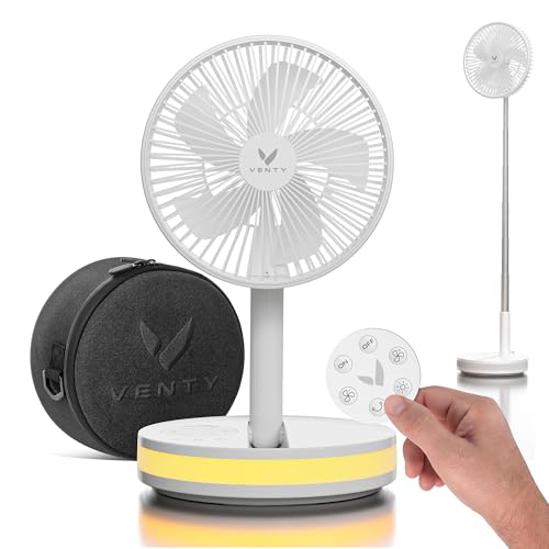 Portable Wireless Battery Operated Fan with Carry Case N103169