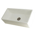 36 In. Apron Front Farmhouse Single Bowl Kitchen Sink, Matte White R476257