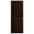 24 in. x 80 in. Espresso Stain Left-Hand Molded Composite MDF Single Prehung Interior Door W78233