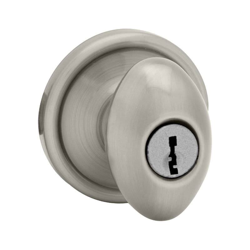 Iron Black Finish Entry Door Lock E48452