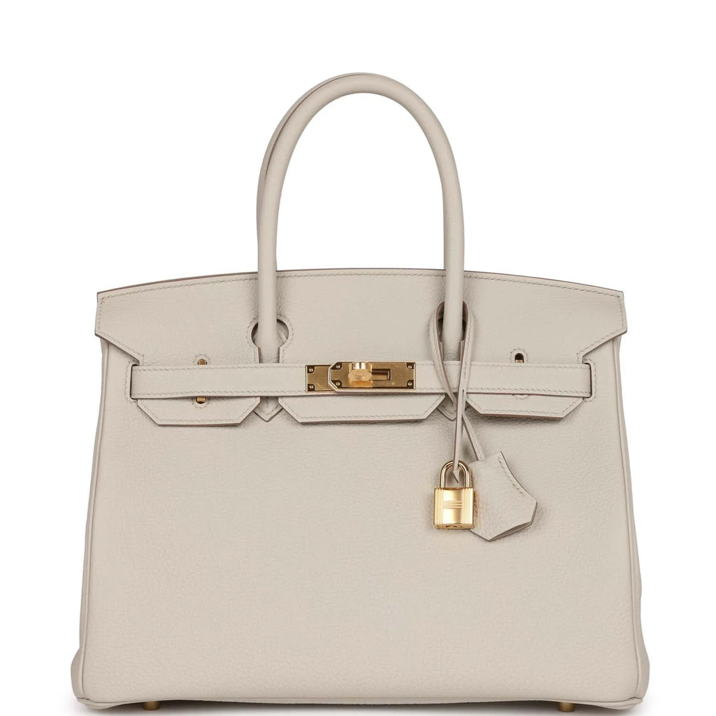 Beton Togo Leather Handbag B48532