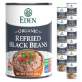 Organic Refried Black Beans 16 oz Cans Pack of 12 W3220
