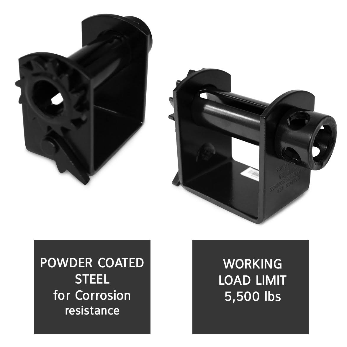 4 Pack Weld-On Winches for Flatbed Trailer G6948