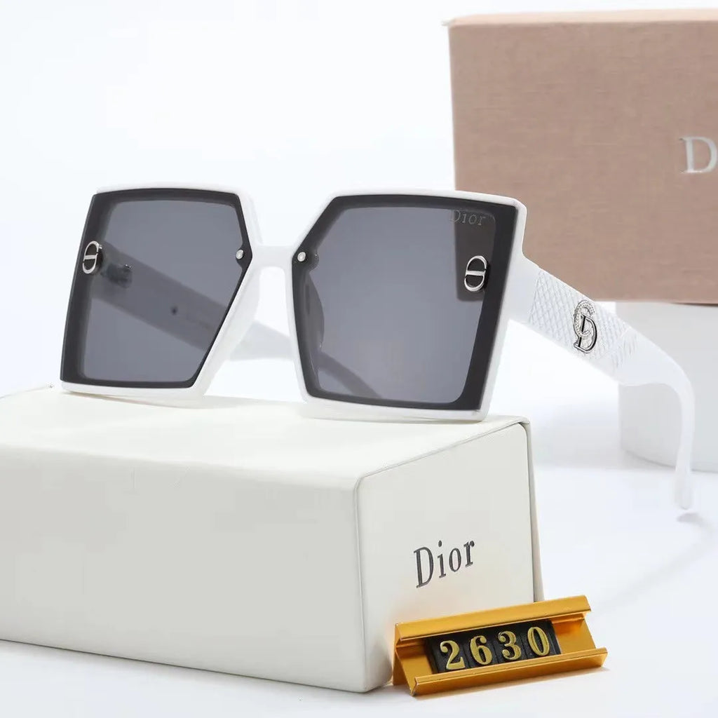Rhombus Print Polarized Sunglasses Q8554