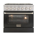 36 in. Propane Gas Range with Black Door G890796