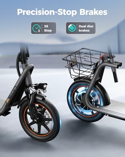 Electric Scooter with Seat, Front Suspension, Turn Signal C13196