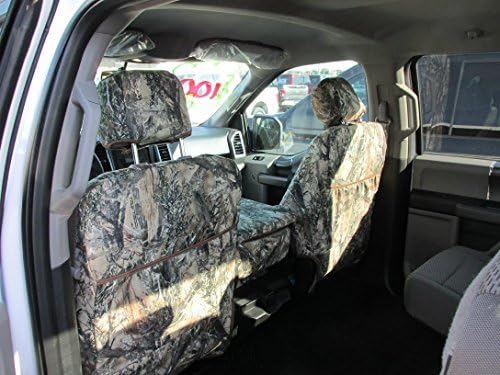 Waterproof Fabric Front and Rear Seat Cover Set E980630