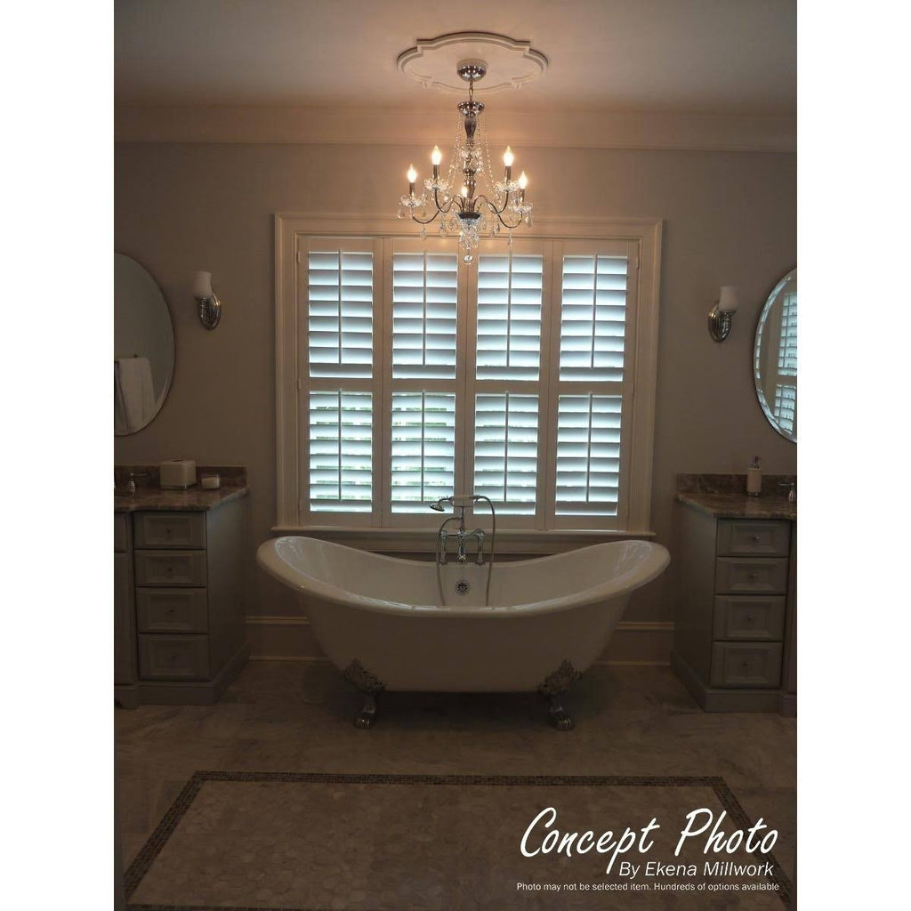 12 1/2 inch x 1 1/2 inch Ceiling Medallion, Hand-Painted O160