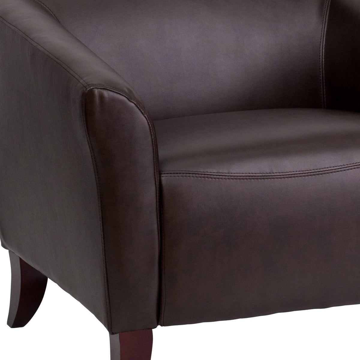 Brown Leather Chair J7498
