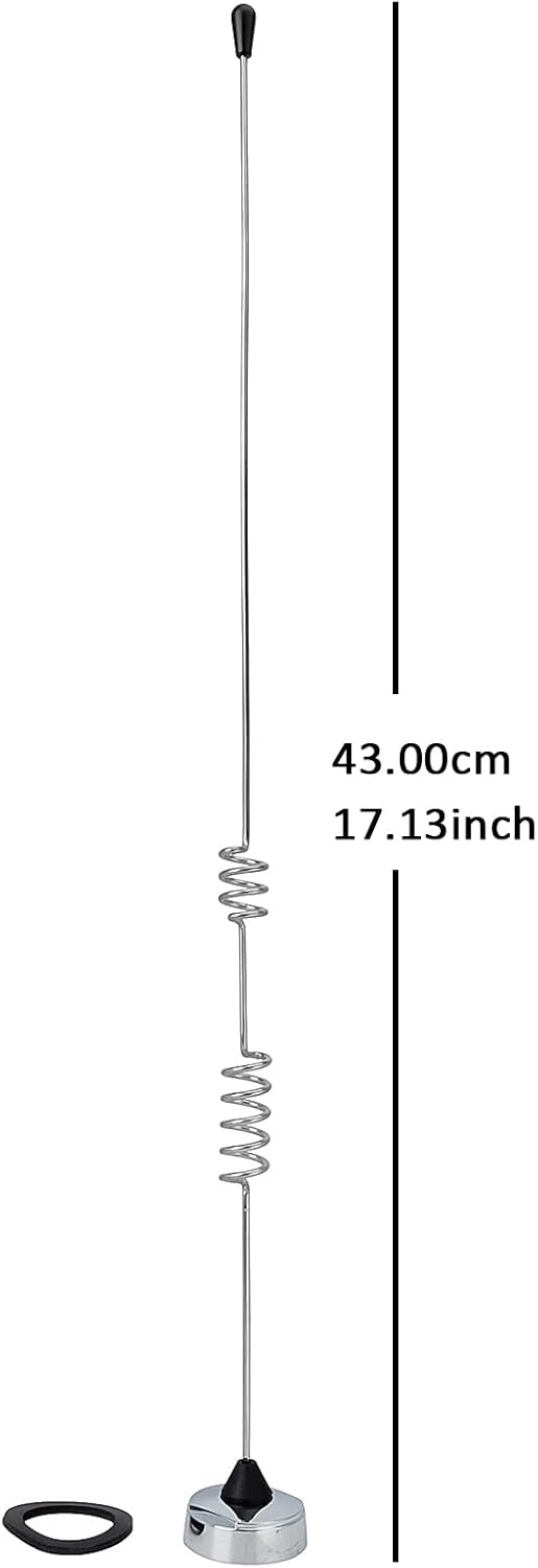 Dual-Band NMO Antenna VHF 144Mhz UHF 430MHz with 13ft RG-58 Coax Cable PL-259 Mount R792