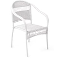 White Wicker Stacking Chair M826952