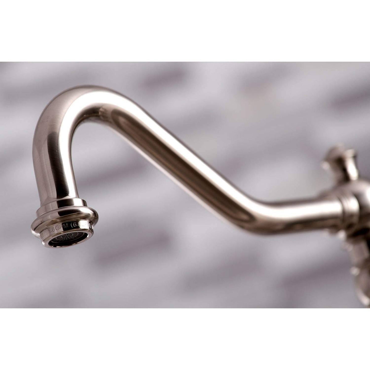 Polished Chrome Kitchen Faucet with Brass Sprayer F457761
