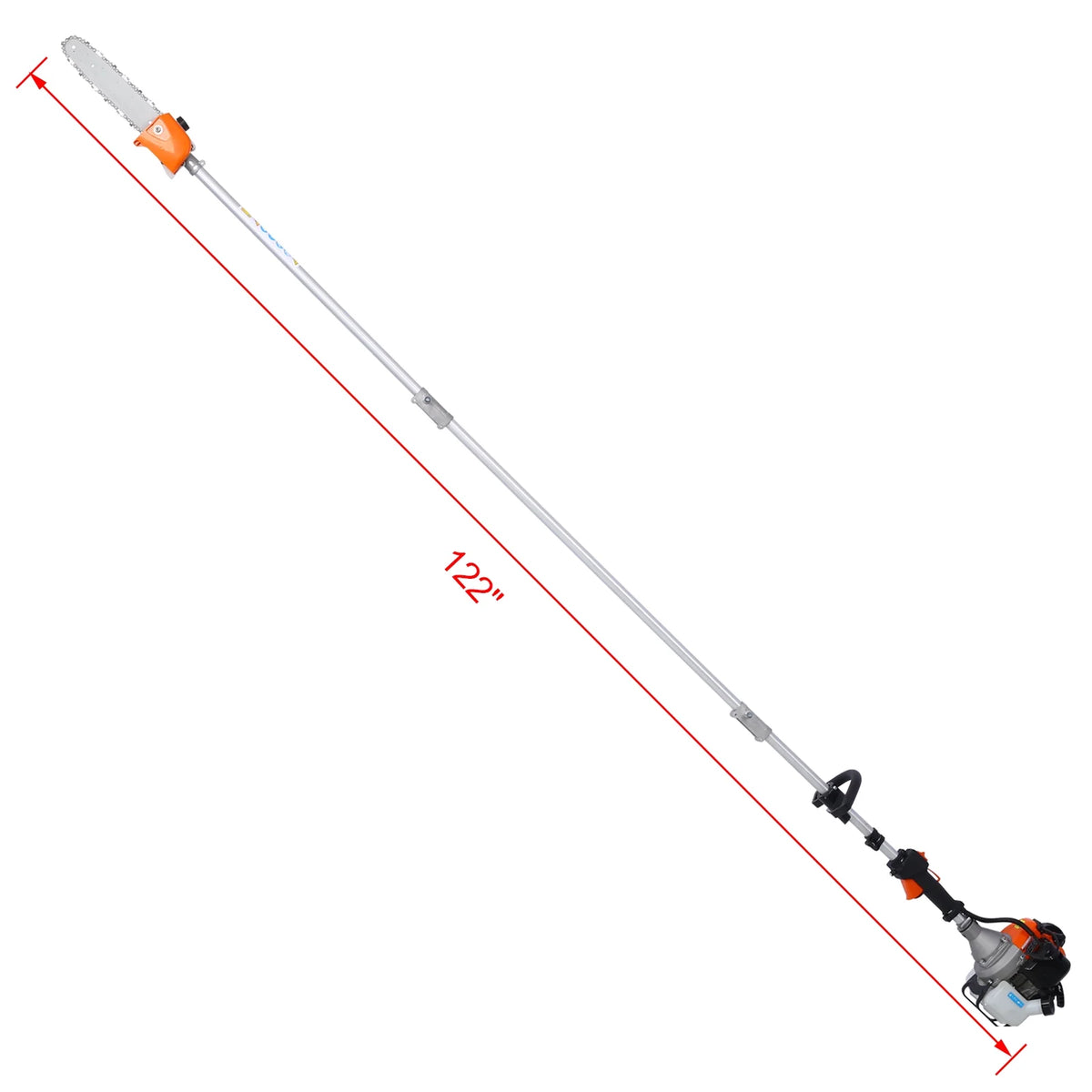 10 in 1 2-Cycle Garden Tool System with Pole Saw, Hedge Trimmer, Grass Trimmer, and Brush Cutter N522