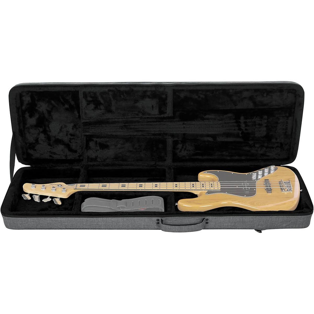 Lightweight Bass Guitar Case - Grey U800