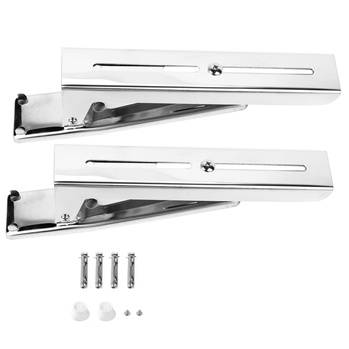 Stainless Steel Microwave Oven Bracket Wall Mount Rack Shelf, 1 pair B5500