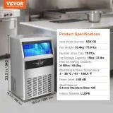 150lbs/24H Freestanding Ice Maker S75534