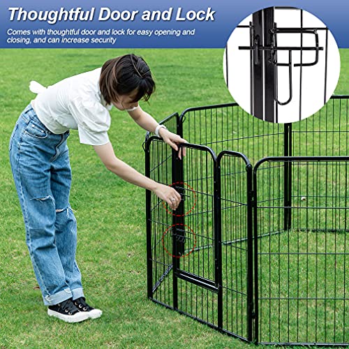 40 inch 16 Panels Metal Dog Playpen D605