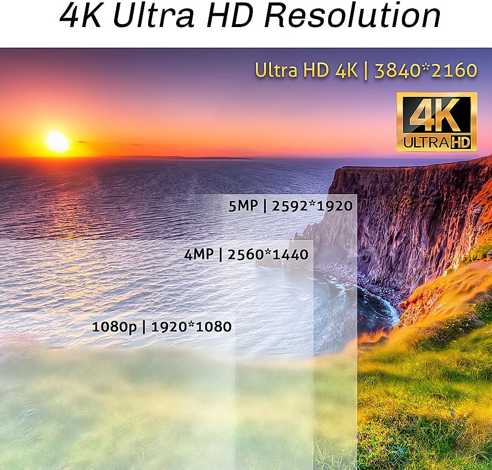 4K 8MP PoE IP Dome Security Camera with Microphone T218