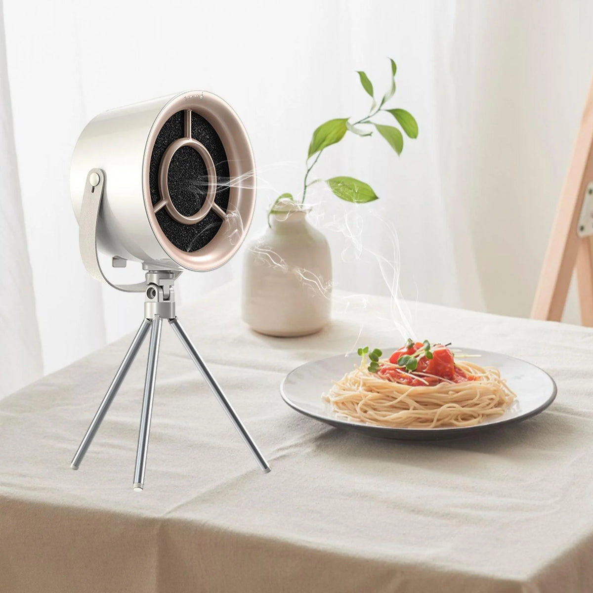 Portable Mini Range Hood White S128737
