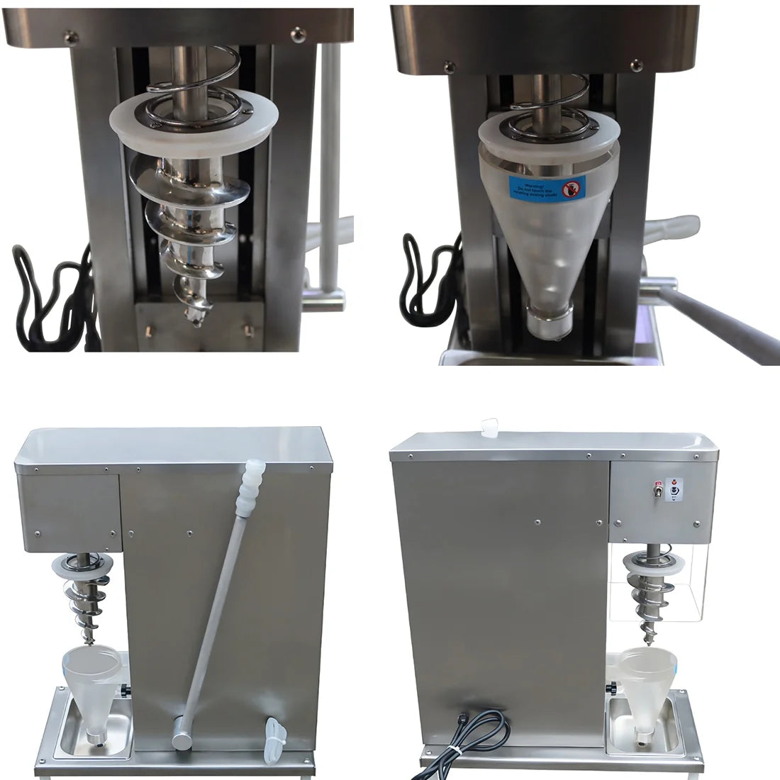Electric Fruit Ice Cream Machine Juice Yogurt Milkshake Mixer N187051