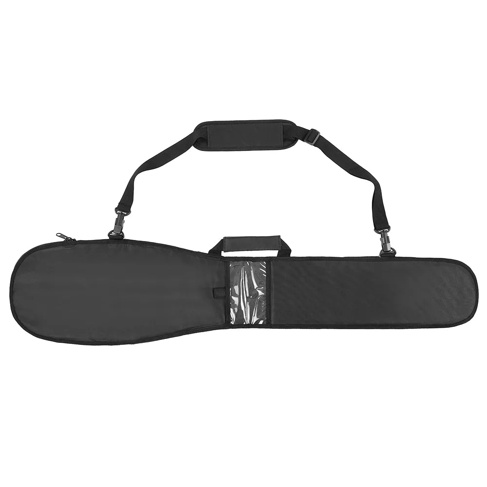 Black/Blue Padded Kayak Paddle Bag with Removable Shoulder Strap X94893