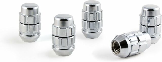 Chrome Finish Acorn Wheel Lock QTY 5 I454008