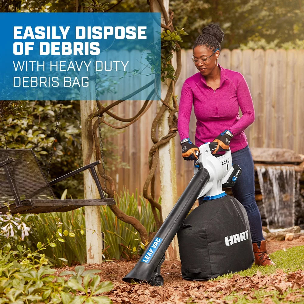 40-Volt Battery-Powered Leaf Vacuum Kit J297675
