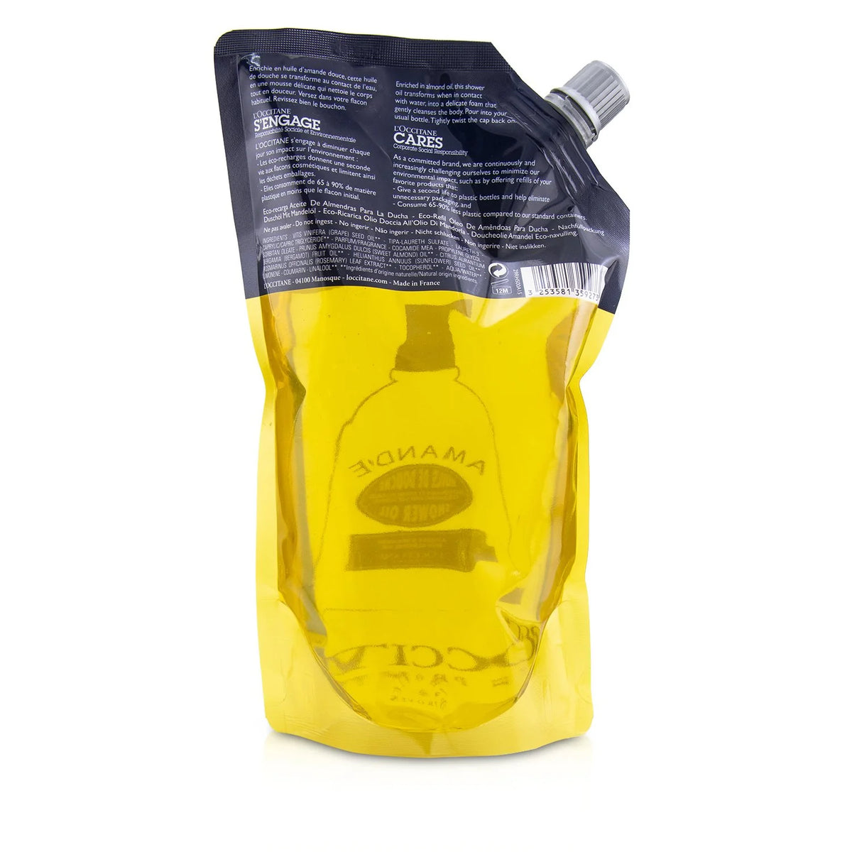 Almond Cleansing & Softening Shower Oil 500ml J1204