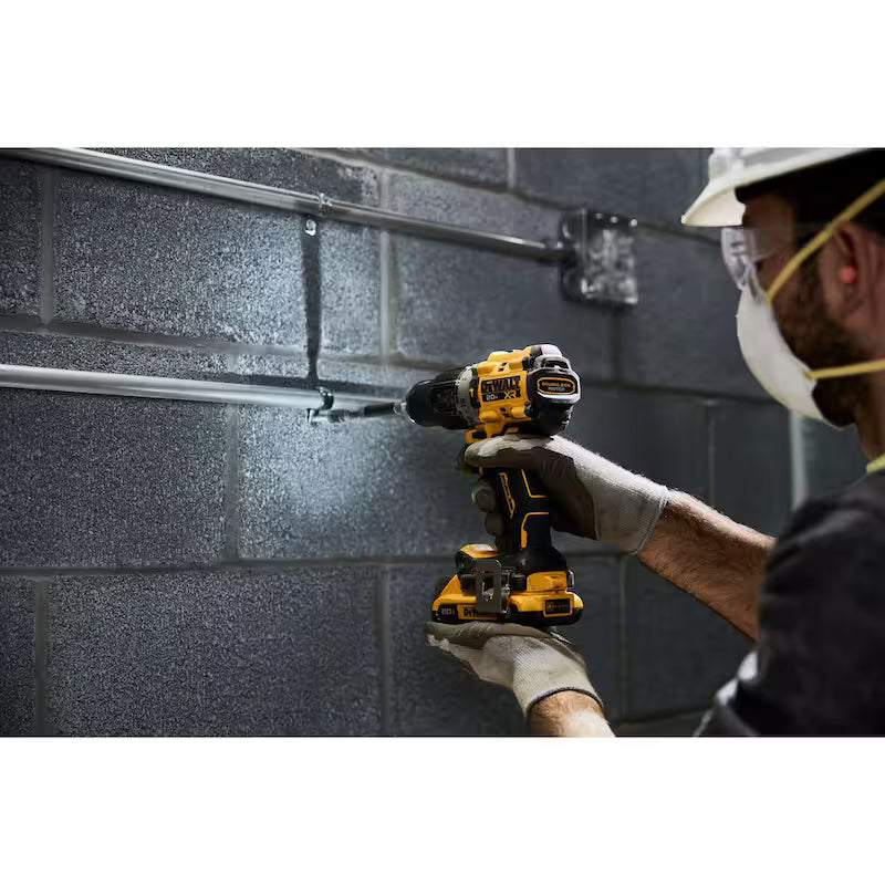 20V MAX Cordless Hammer Drill and Impact Driver Combo Kit with 2 Batteries O6843