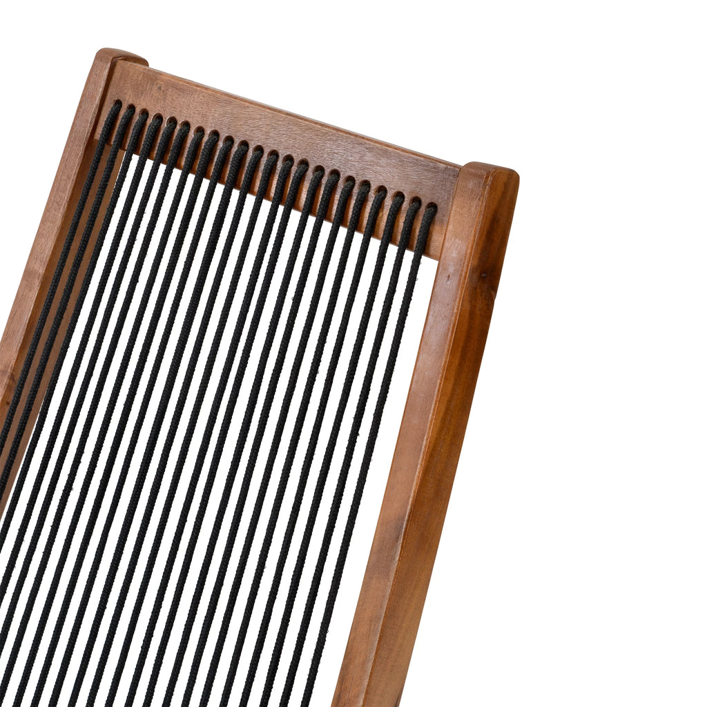 Folding Wood Chair with Backrest O9461