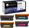 4 Pack Toner Cartridge Replacement for HP Printer H55563