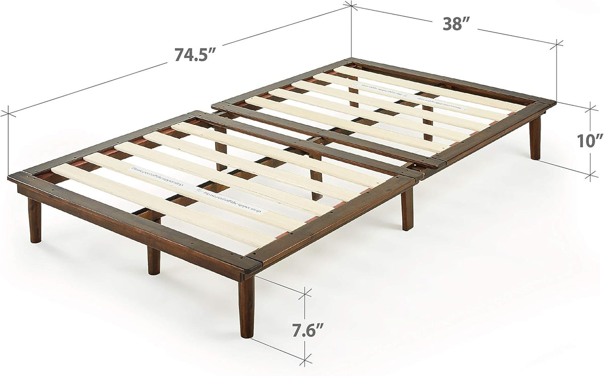 Full Size Solid Acacia Wood Platform Bed Frame U14833