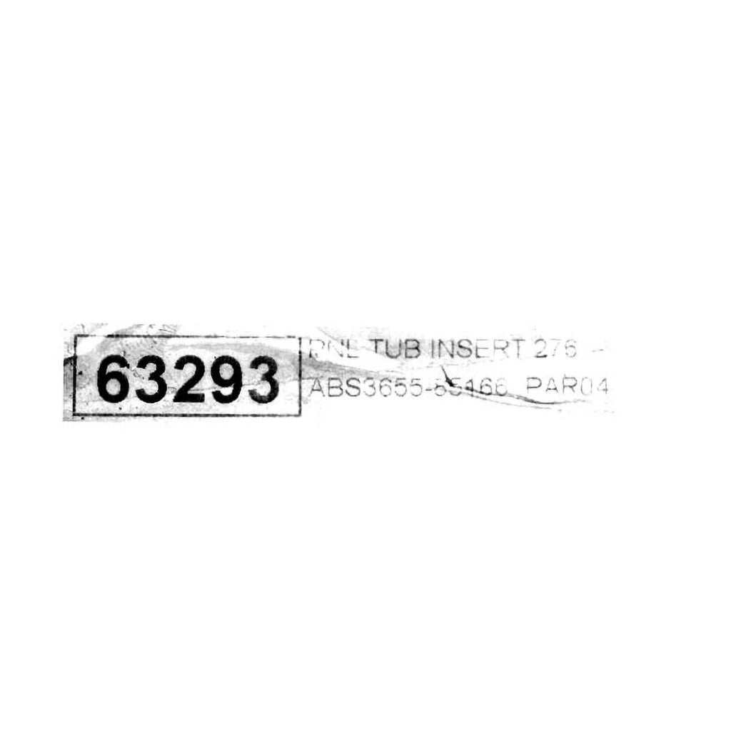 Black Boat Insert Tub Panel 18 3/8 x 9 3/8 x 6 5/8 Inch K669433