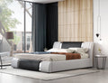 King Size Bed Frame with Adjustable Headboard C973