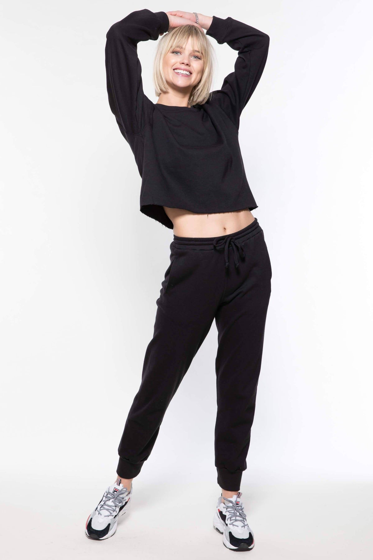 Black Cambridge Sweats Q4479