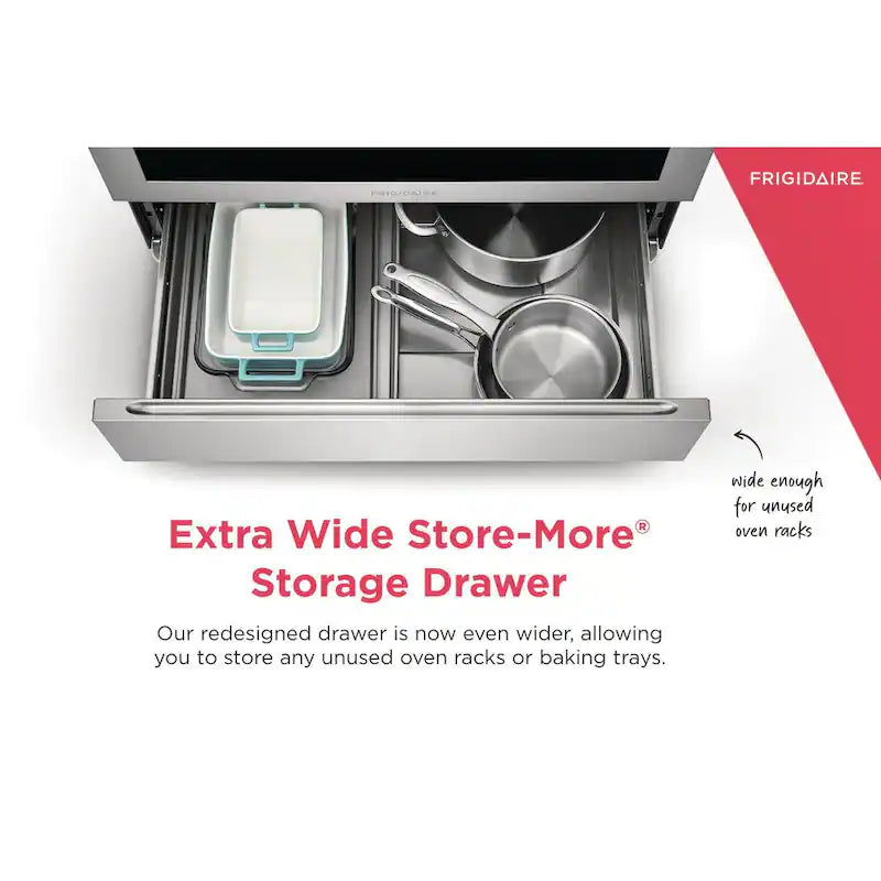 5 Burners Slide-In Gas Range with Convection in Stainless Steel Y704497