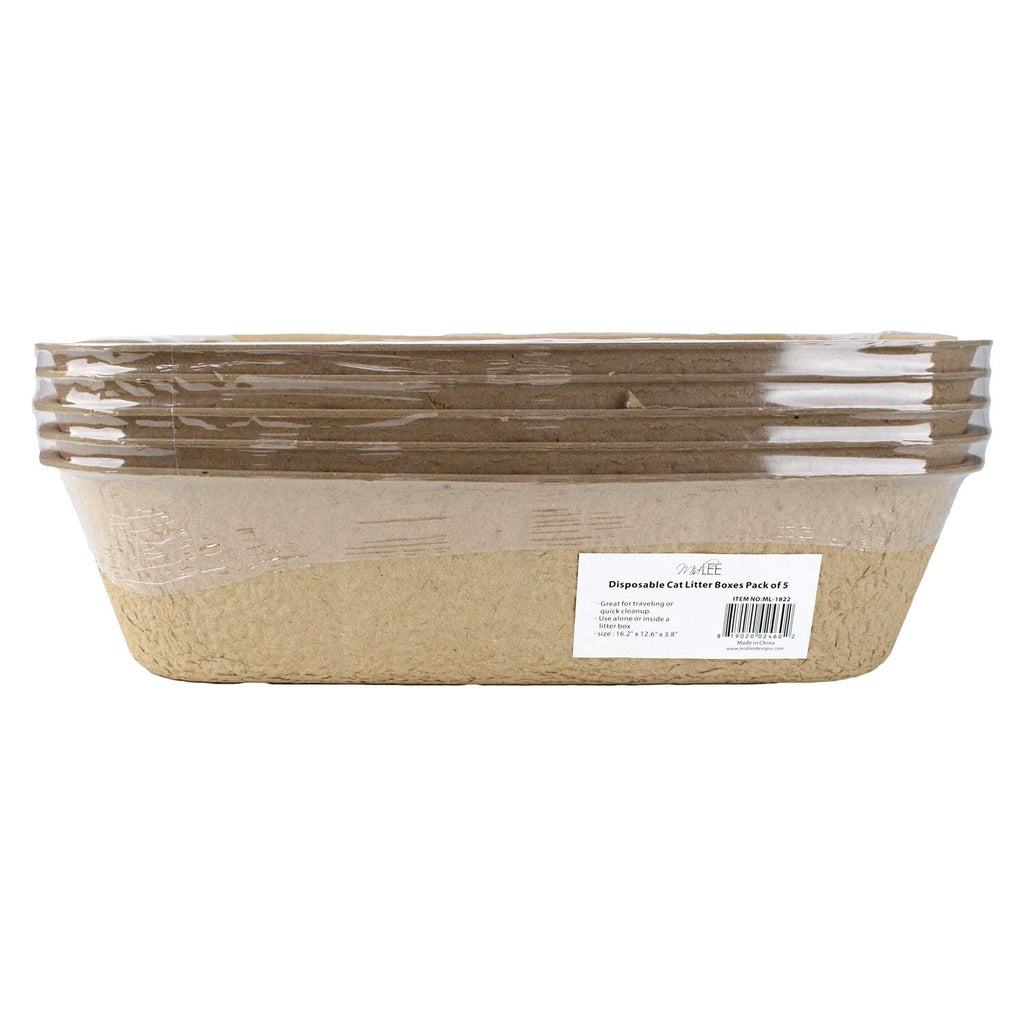 Disposable Cat Litter Boxes Pack of 5 M67336